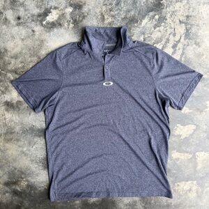 Oakley Men's Heathered Navy Polo Shirt